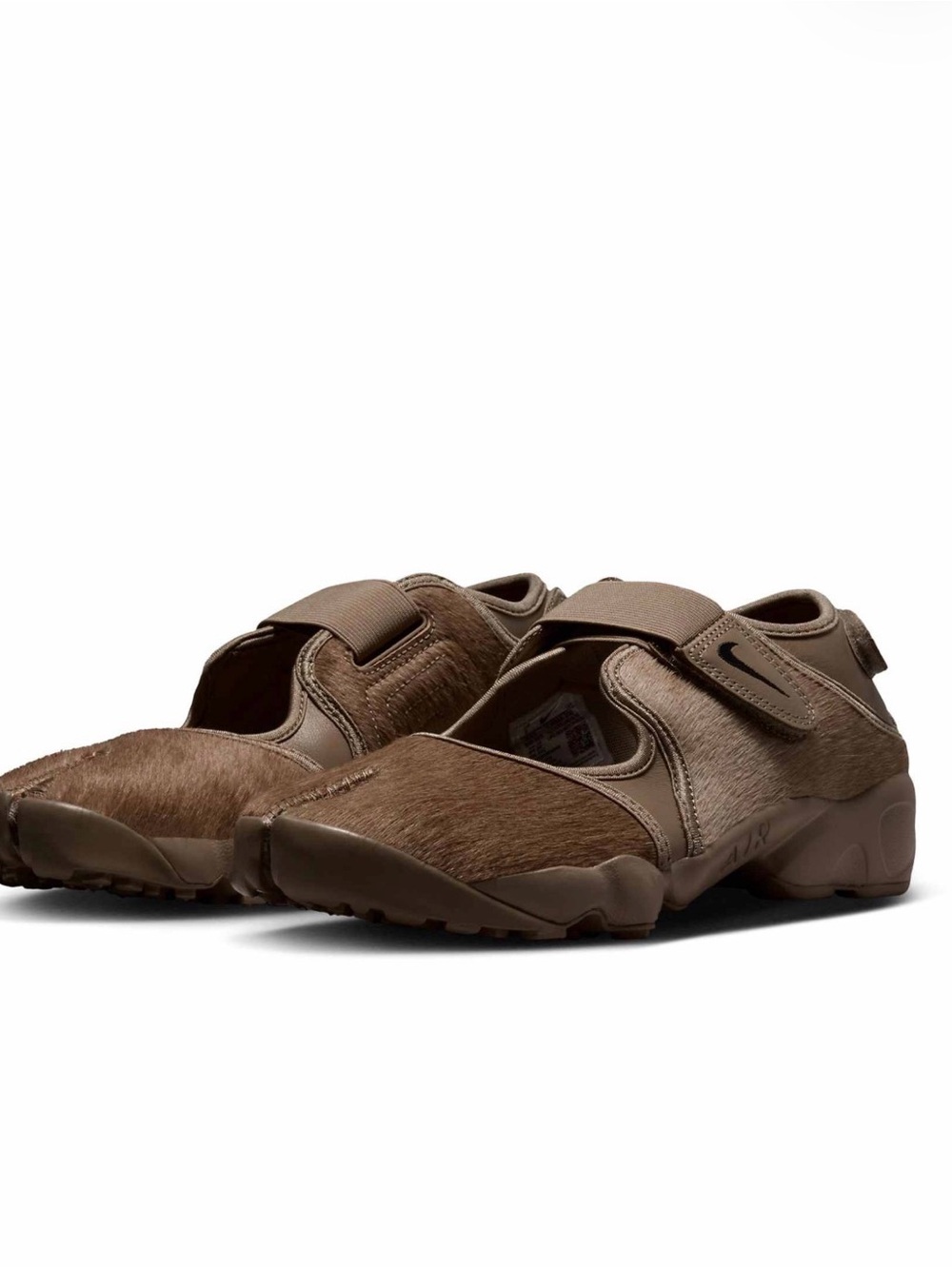 Nike Air Rift Brown Pony Hair - Picture 3 of 4